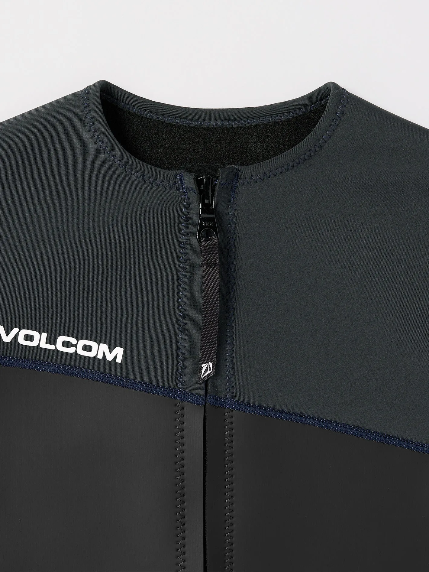 1.5Mm Front Zip Neoprene Top - Charcoal
