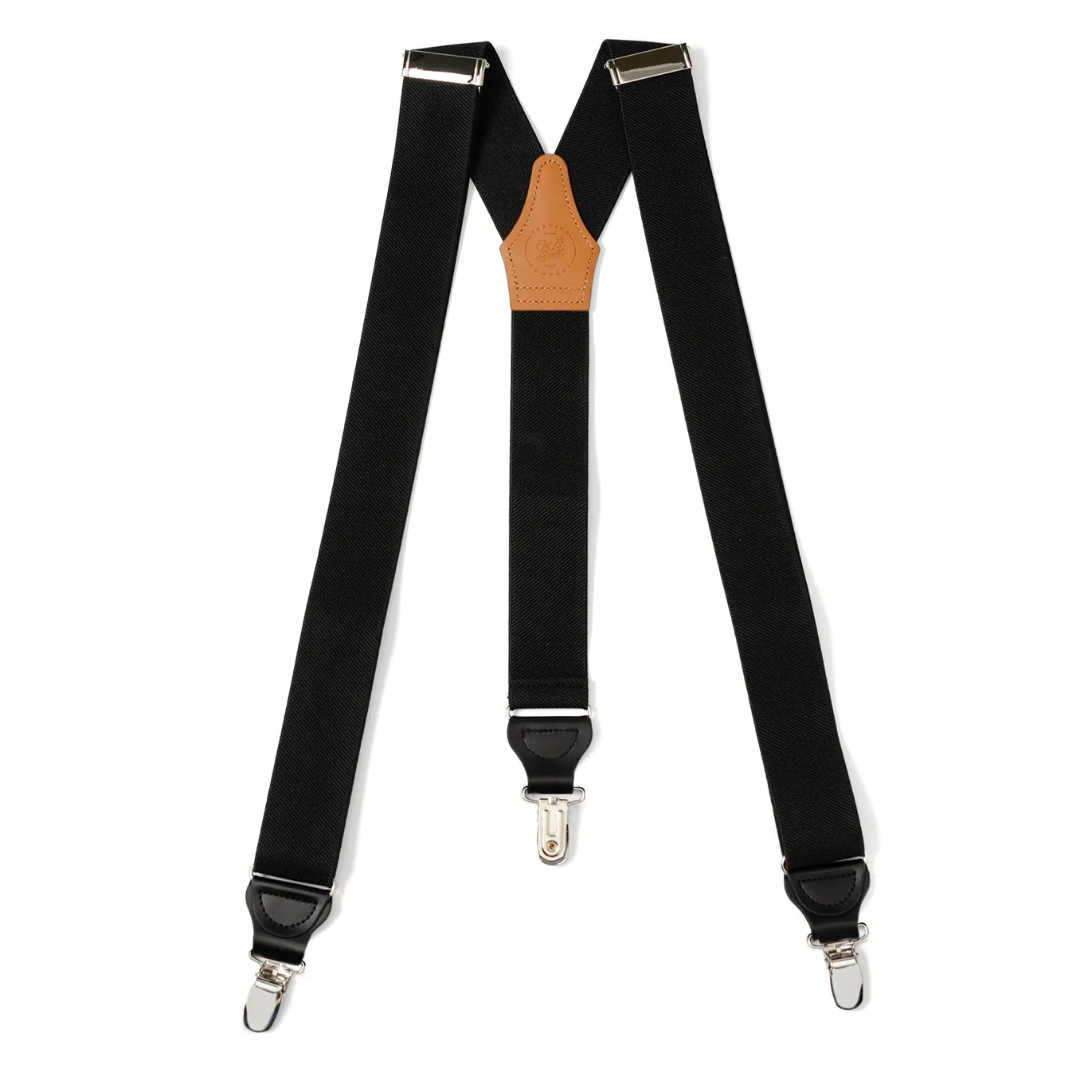 Black Clip Suspenders