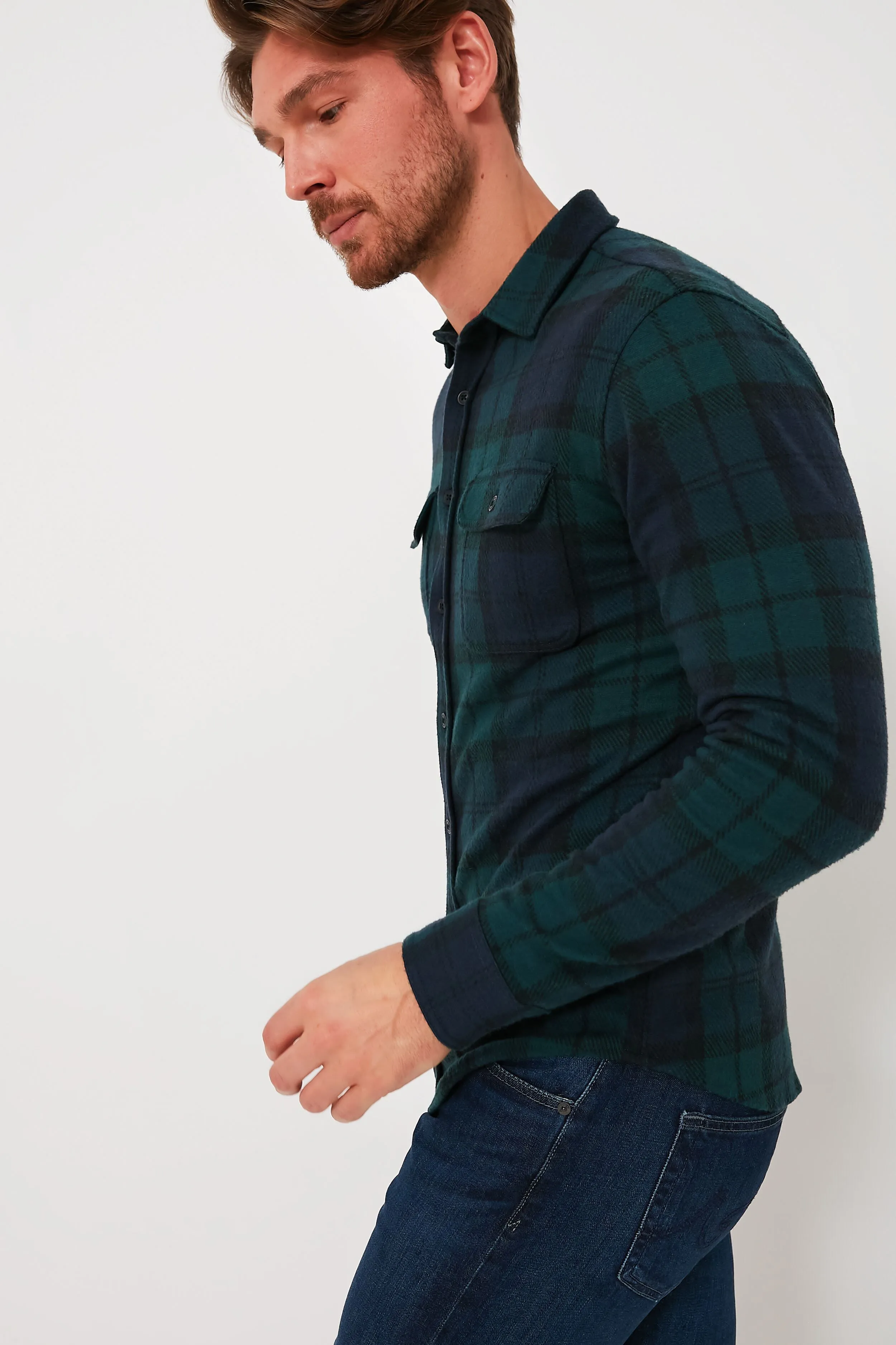 Blackwatch Plaid Legend Sweater Shirt