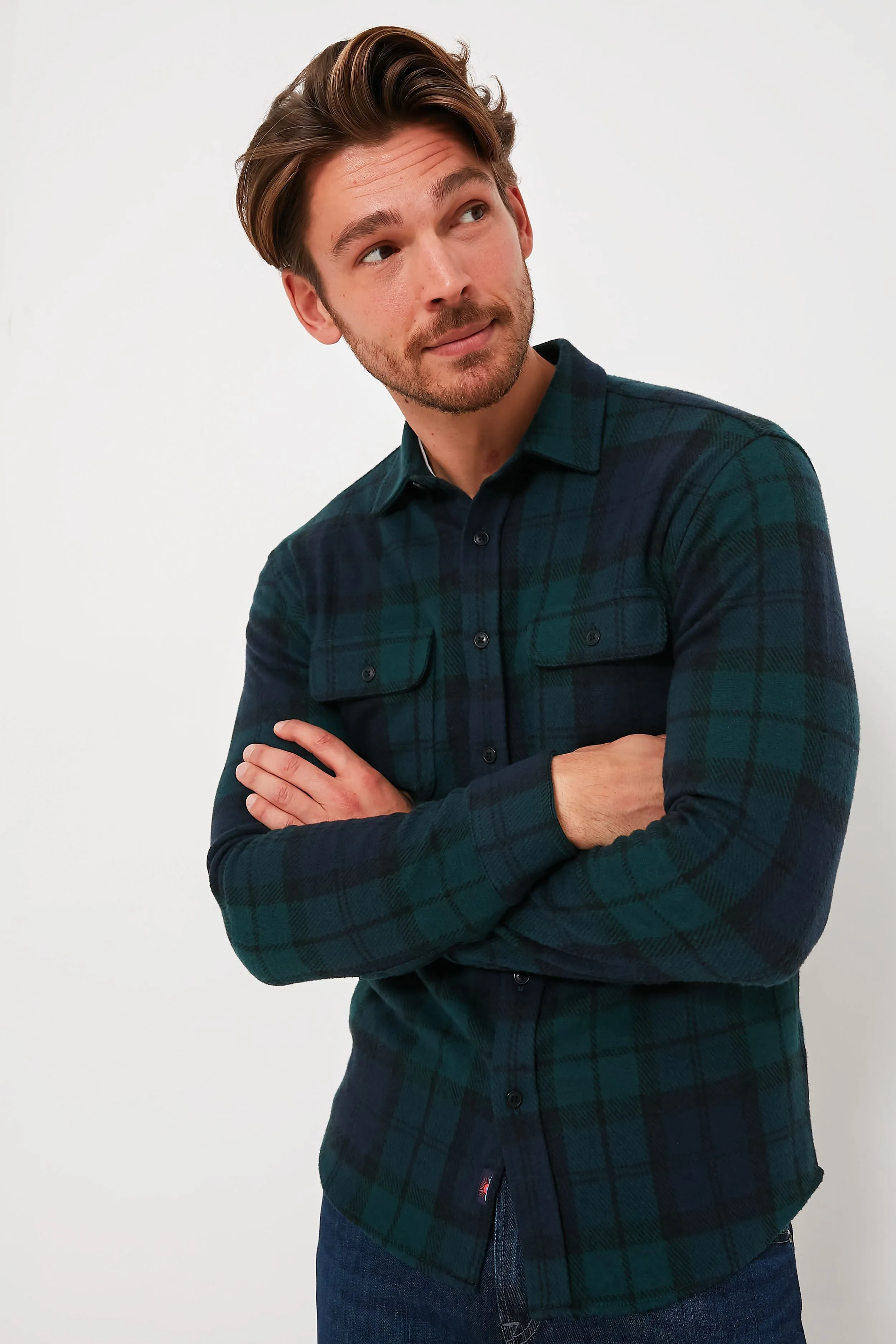 Blackwatch Plaid Legend Sweater Shirt