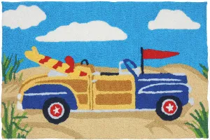 Blue Woodie Convertible Rug