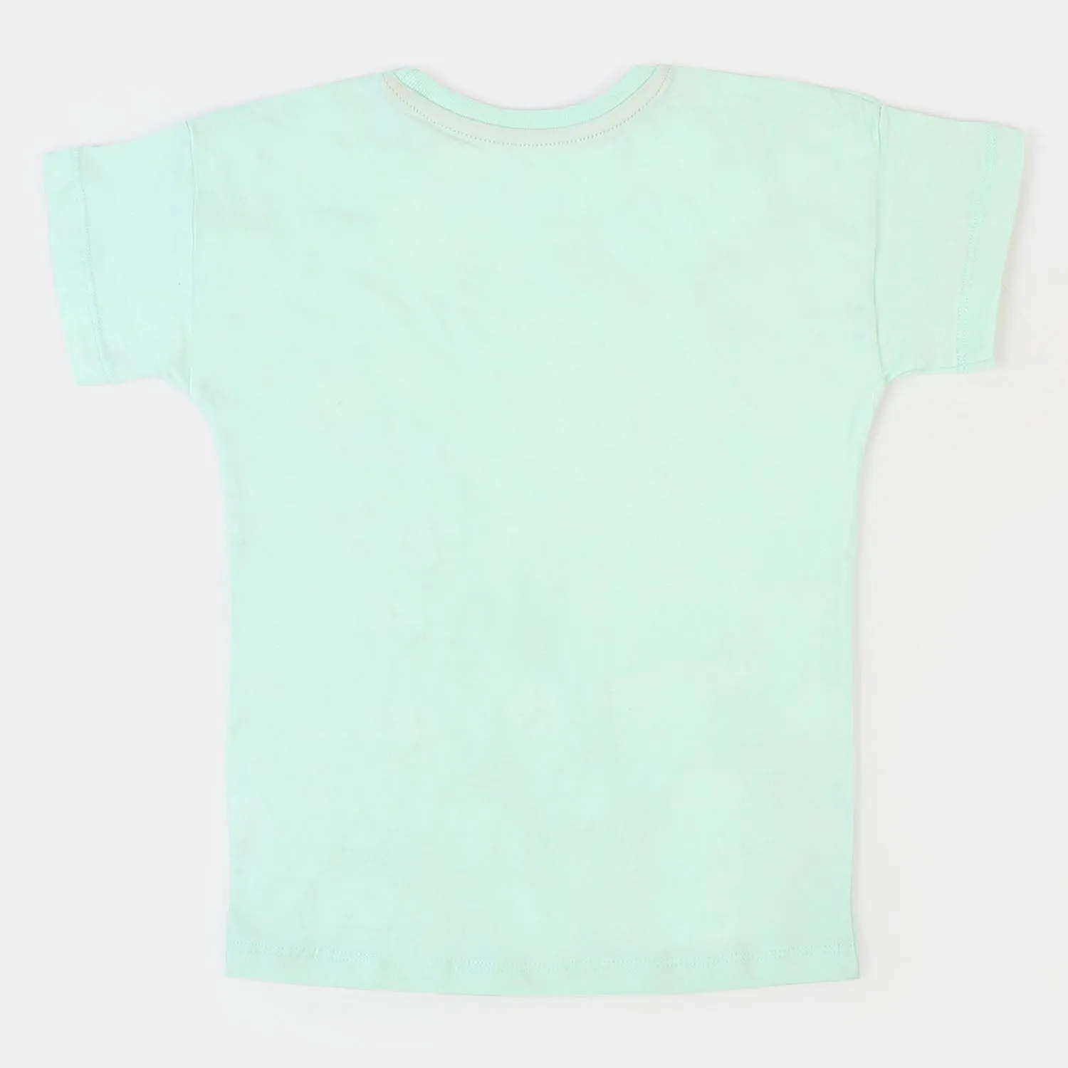 Boys Cotton T-Shirt Surf - Sea Green