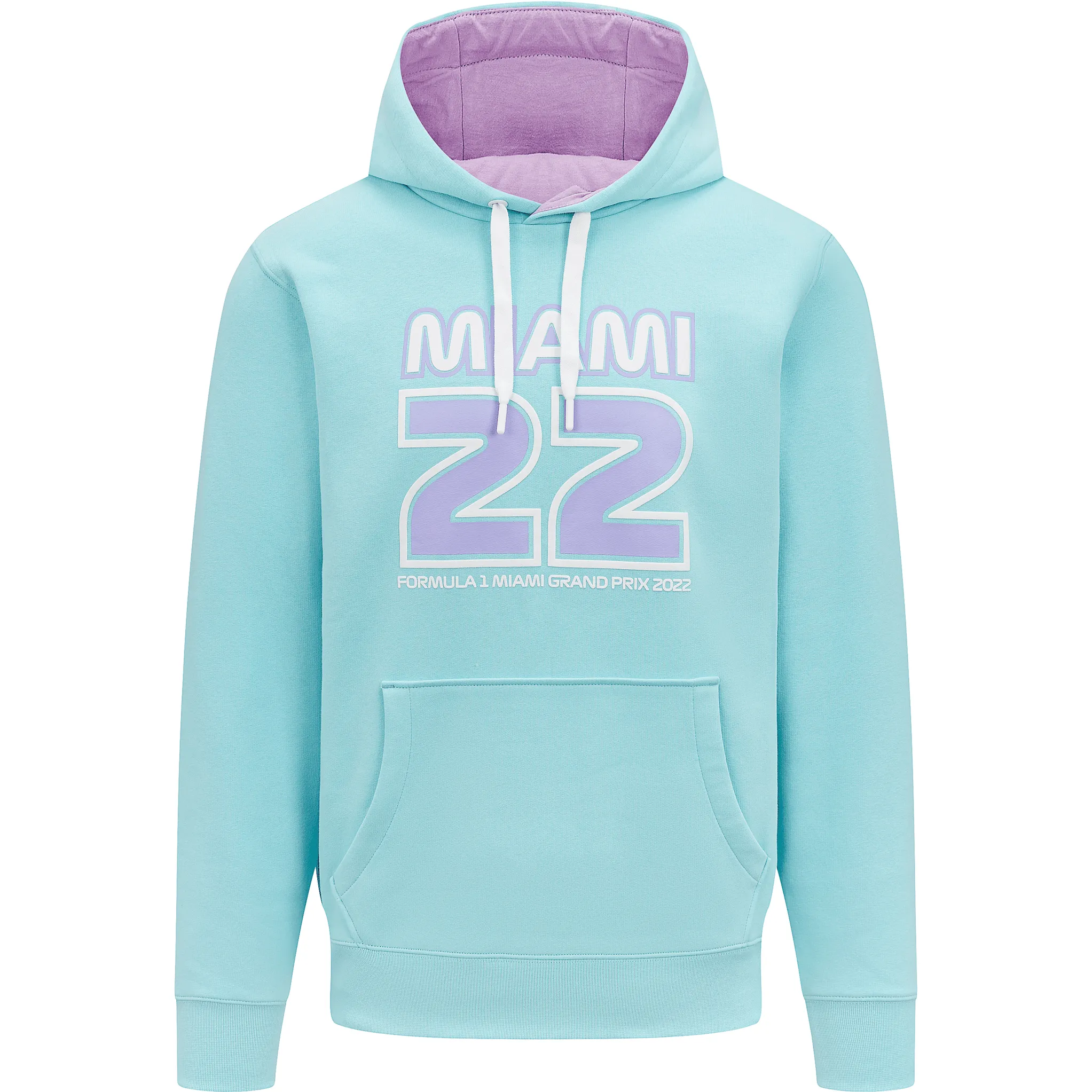 Formula 1 Tech Collection F1 Miami GP Unisex Hoodie - Lilac/Baby Blue