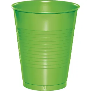 Fresh Lime Plastic Cups 16oz 20ct,