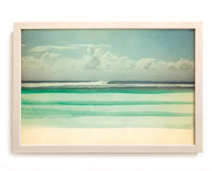 Limited Edition Surfing Art Print "The Far Shore" - Mixed Media