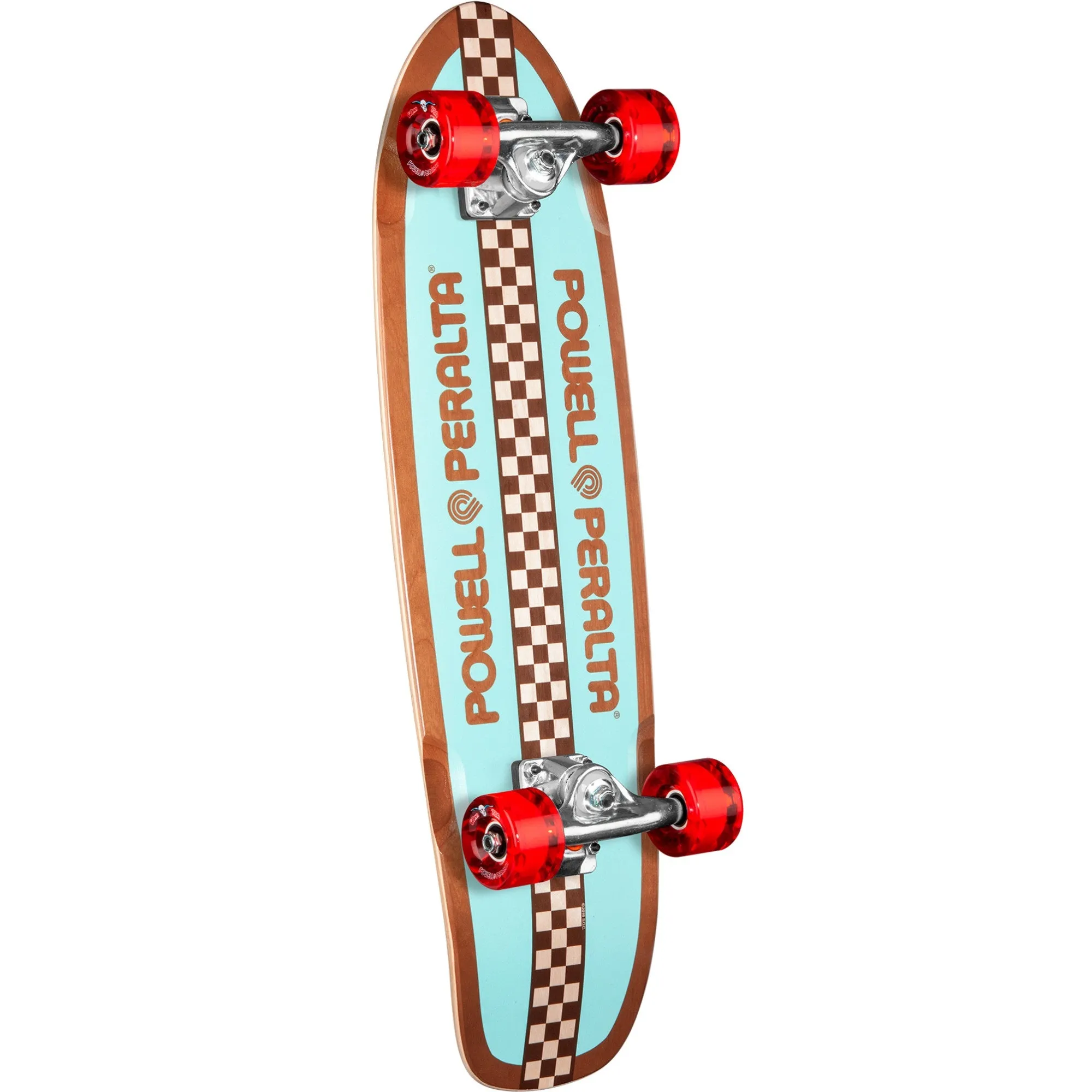 Powell Peralta Sidewalk Surfer Birch Skateboard Complete - 8.37" Retro Checker