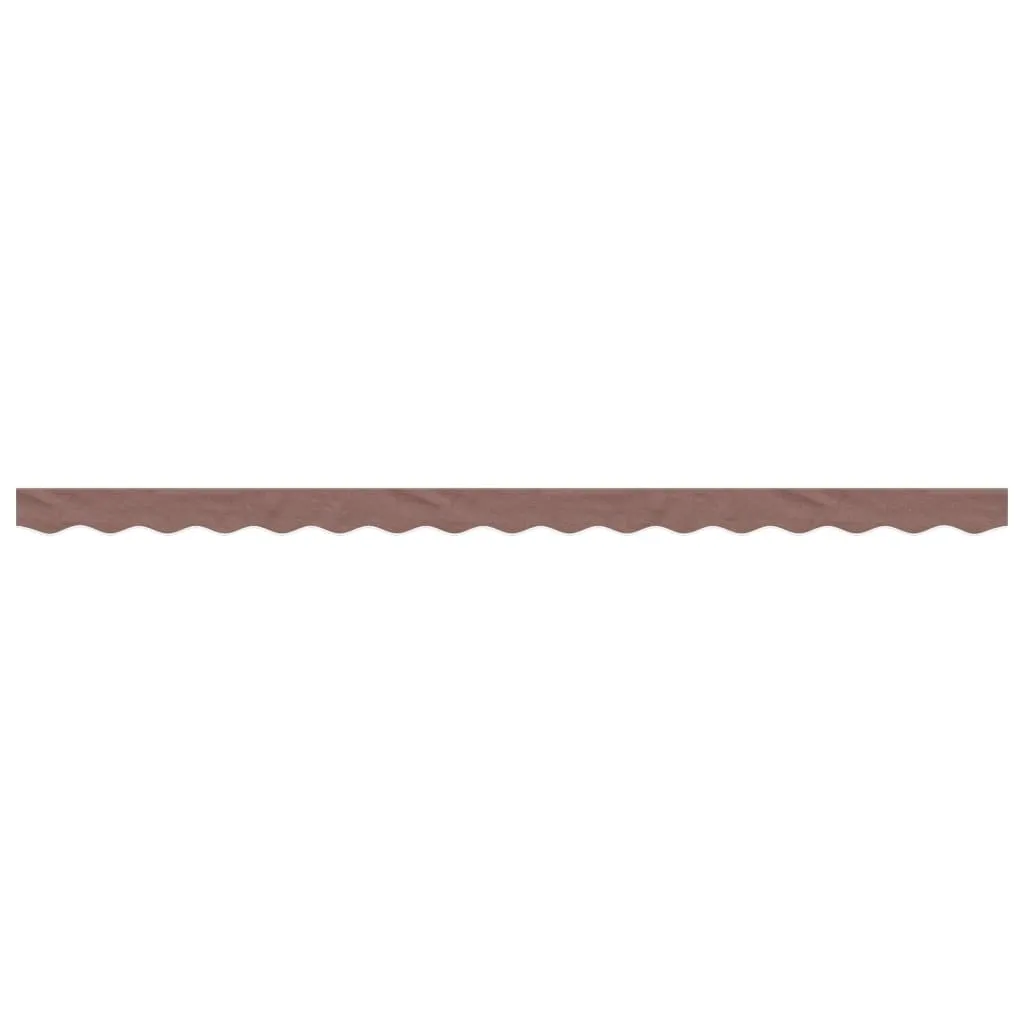 Replacement Fabric for Awning Valance Brown Stripe 4 m