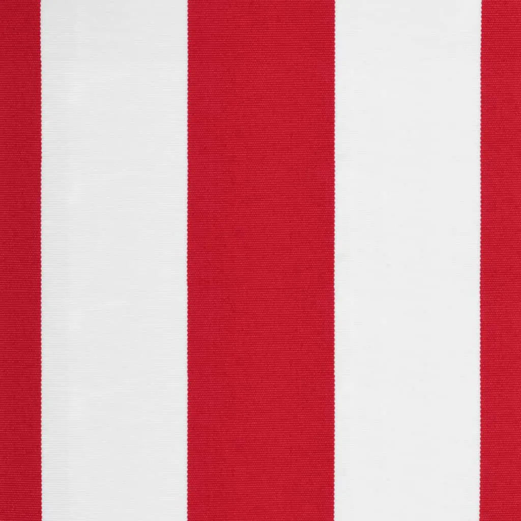 Replacement Fabric for Awning Valance Red and White Stripe 4.5 m