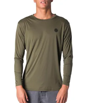 Ripcurl Search Surflite Long Sleeve UV Tee (2019) - Military Green