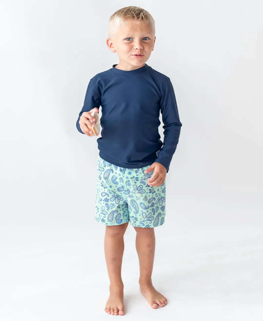 RuggedButts | Long Sleeve Rash Guard ~ Navy 3T