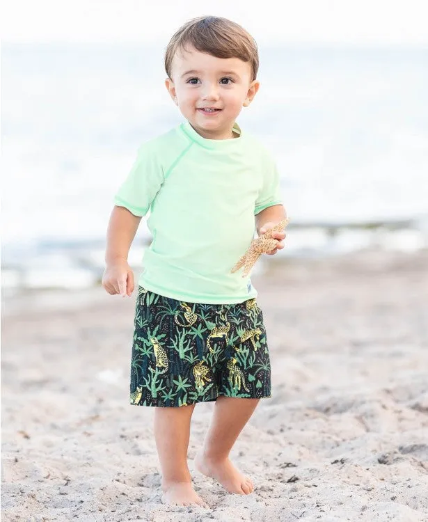 RuggedButts | Short Sleeve Rash Guard ~ Saltwater 12-18m