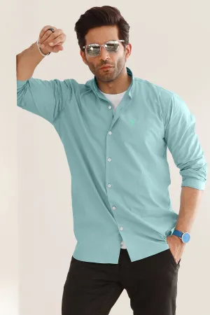 Surf Blue Button Down Shirt - S22 - MS0049R