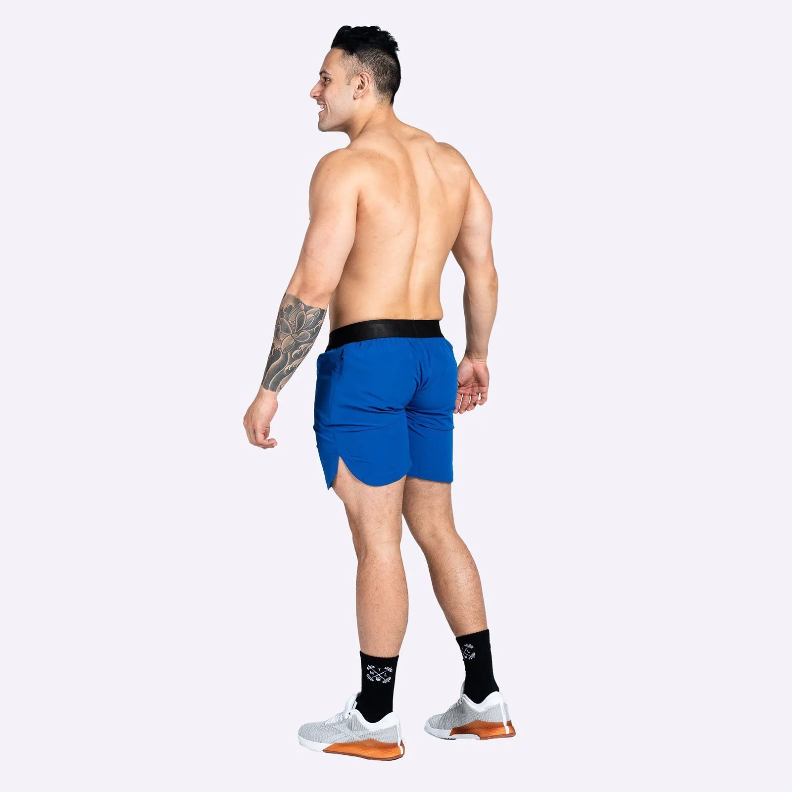 The WOD Life - Men's Sidewinder Shorts - Surf Blue