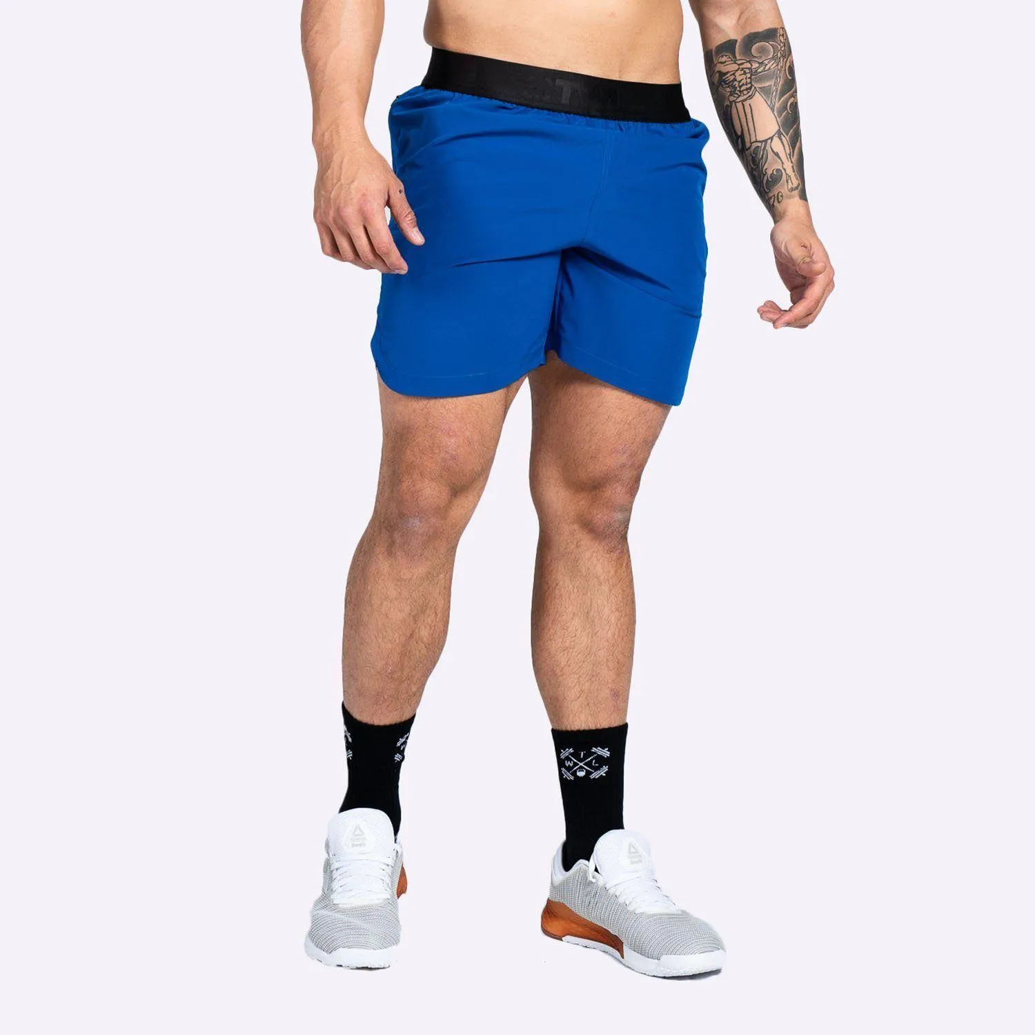 The WOD Life - Men's Sidewinder Shorts - Surf Blue