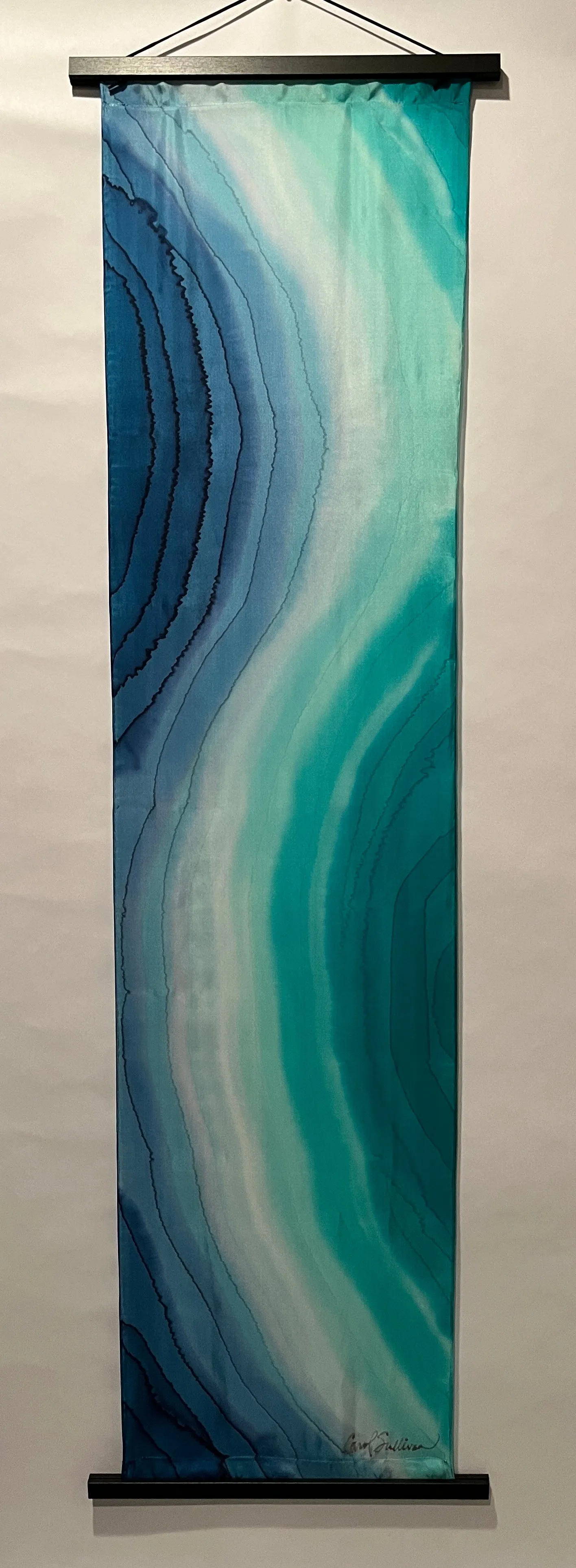 “Waves” - Silk Wall Hanging - $175 SOLD