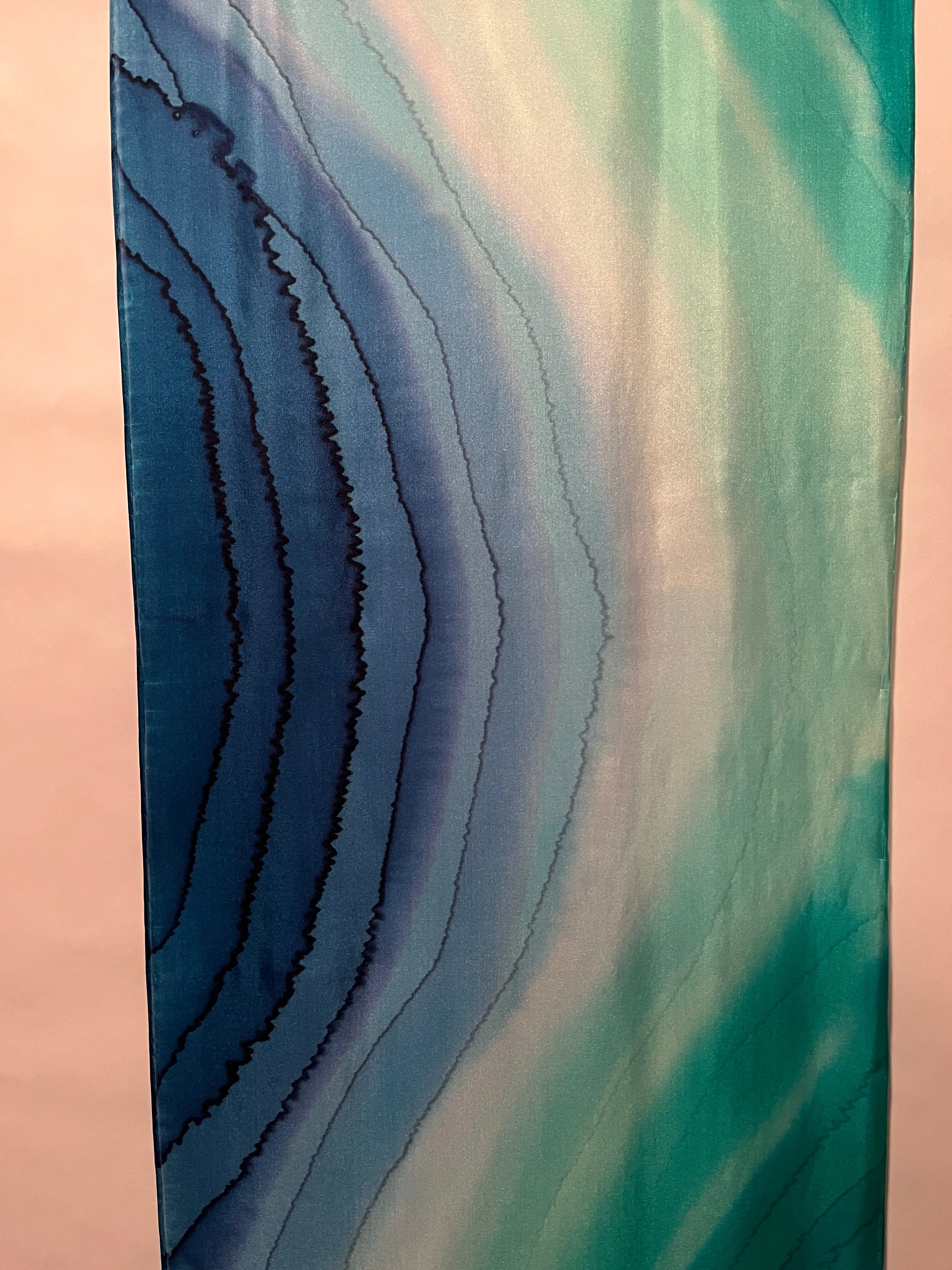 “Waves” - Silk Wall Hanging - $175 SOLD