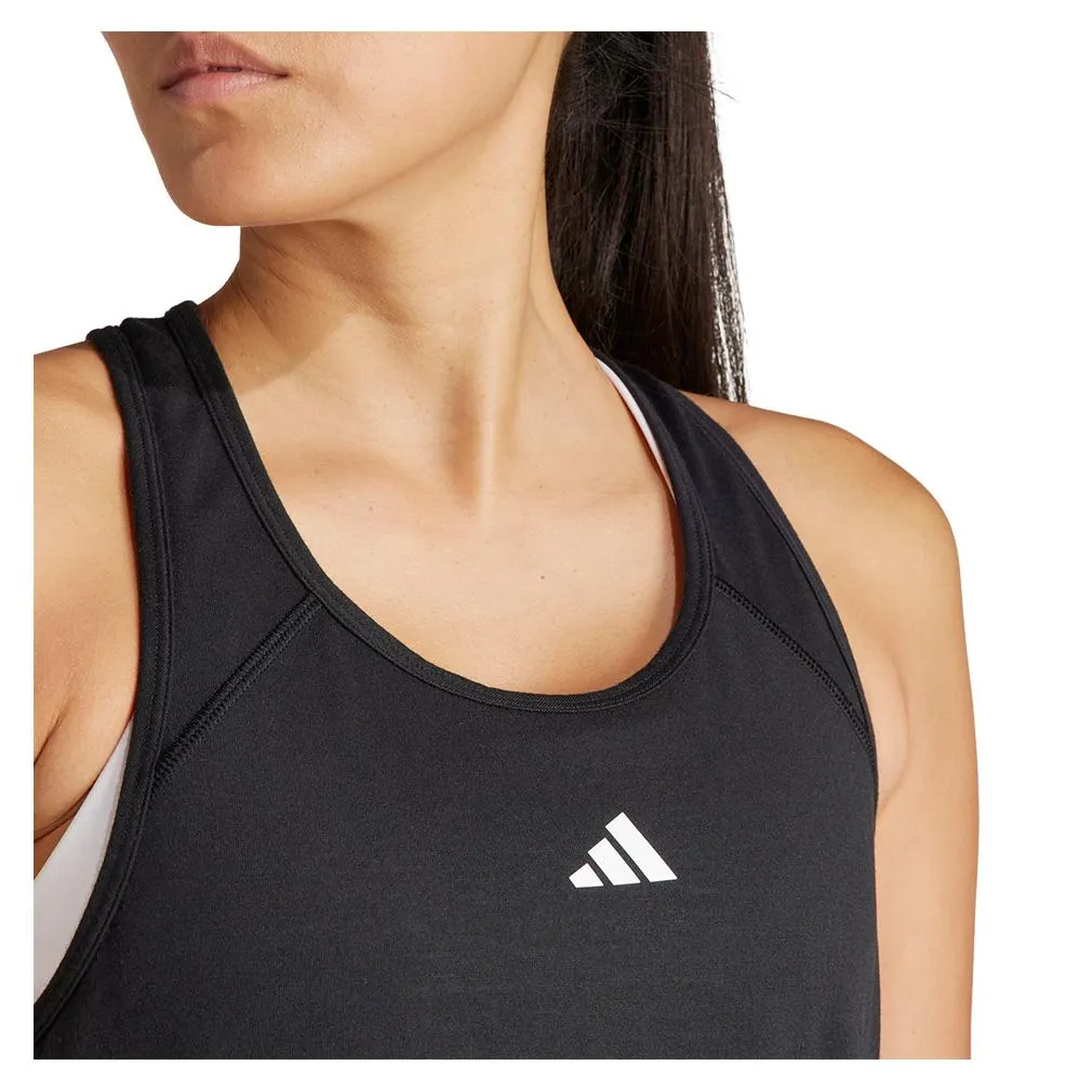 Women's Minimal Essential Branding Tank Black