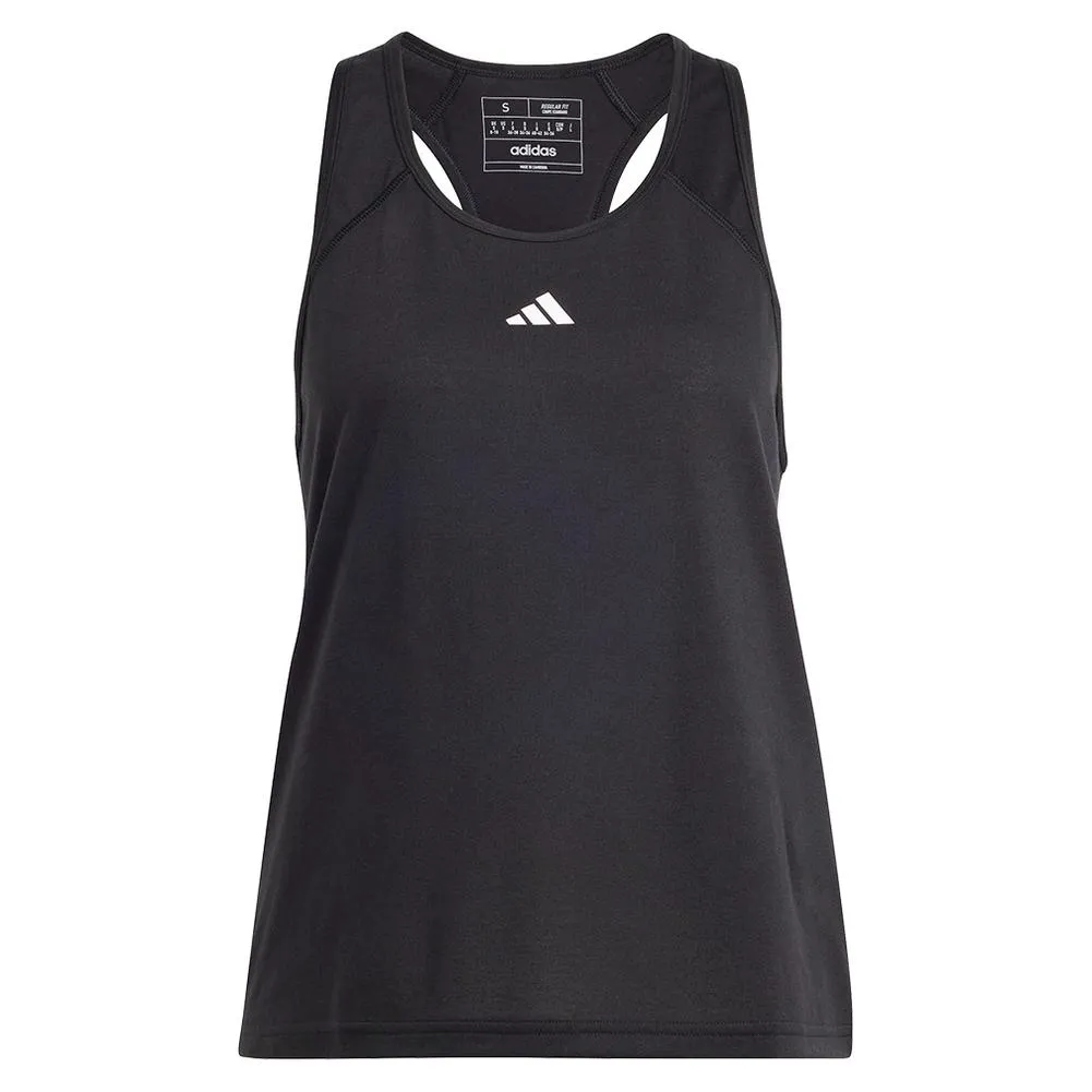 Women's Minimal Essential Branding Tank Black