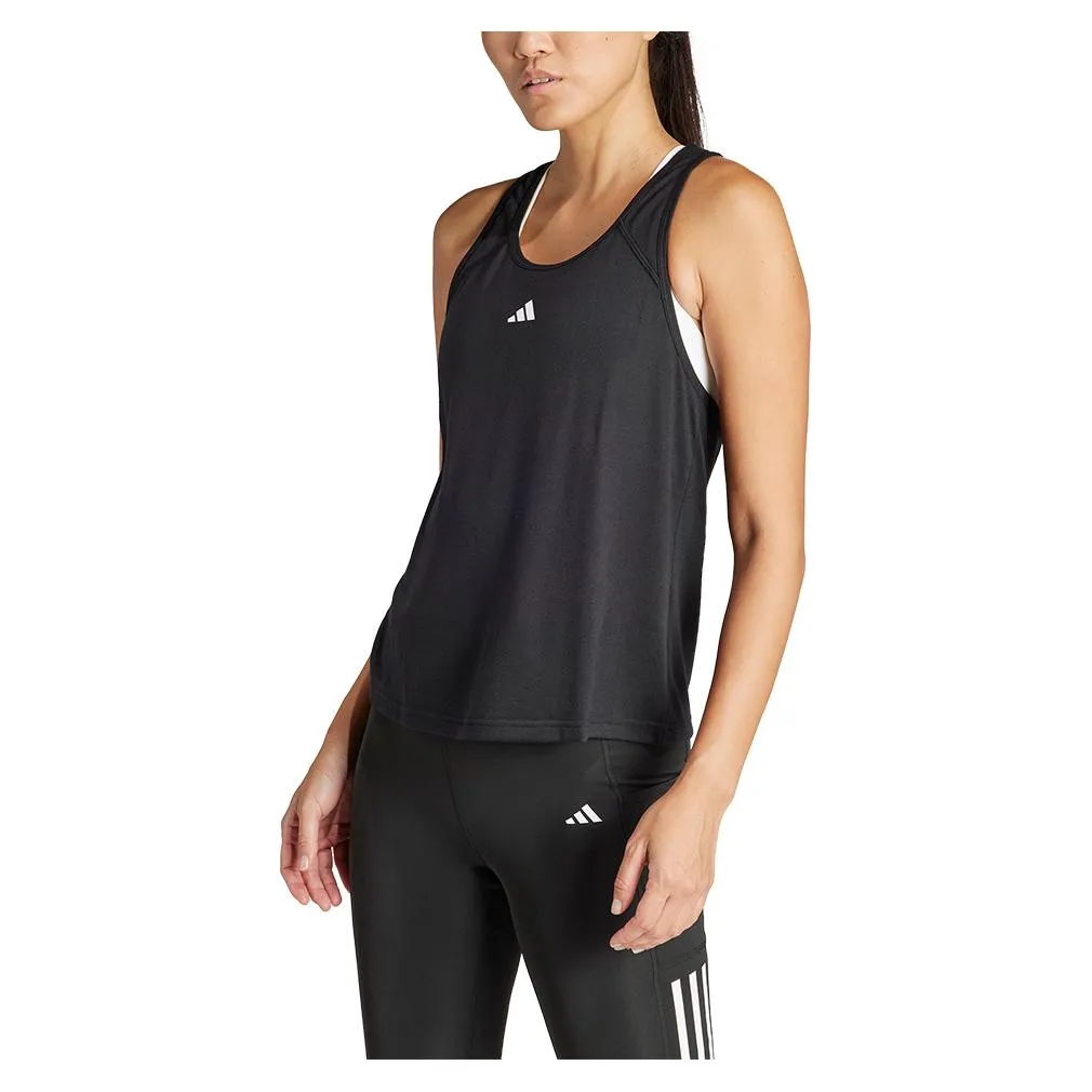 Women's Minimal Essential Branding Tank Black