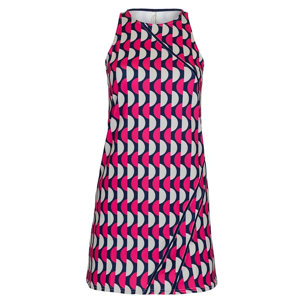 Women`s New Elisa Tennis Dress Geo Print and Ink